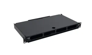 CommScope 760242455 | EPX 1U sliding drawer panel, accepts (4) G2 modules or adapter packs providing up to 48 duplex LC or 32 MPO ports