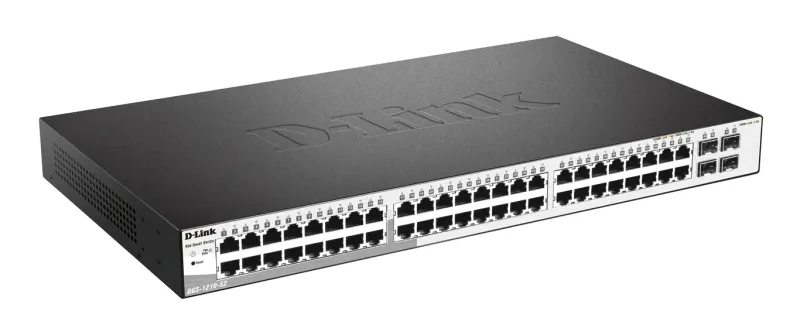 D-Link 48-Port 10/100/1000Base-T with 4 SFP Smart Switch DGS-1210-52 product image