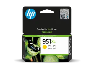 HP 951XL High Yield Yellow Original Ink Cartridge (CN048AL) — HP product image