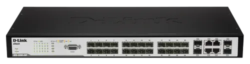 D-Link 24 SFP port 100Base-T + 4 Combo 1000Base-T/SFP por.. DES-3200-28F product image