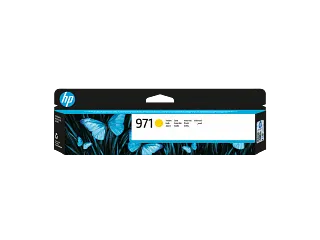 HP 971 Yellow Original Ink Cartridge (CN624AE) — HP product image