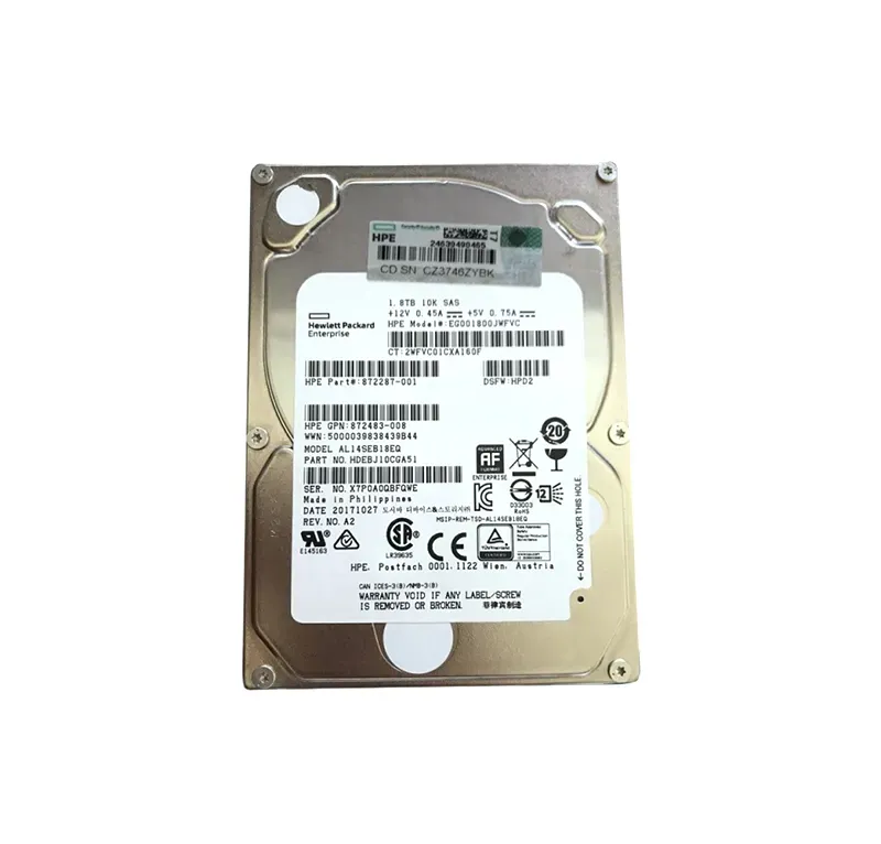 HPE EG001800JWFVC 1.8TB SAS Hard Drive