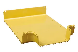 CommScope FGS-MHRT-H/F | FiberGuide Horizontal T, 4x24in, 4x12in Exit, Yellow