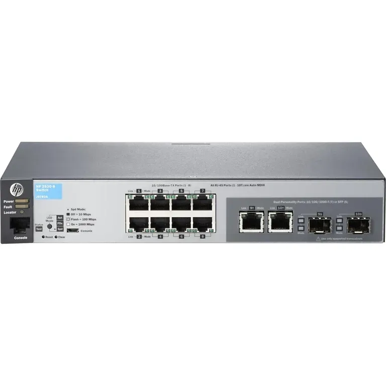 HPE J9783A 8-Port Managed Switch