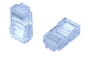 CommScope 6-557961-3 | Modular Plug Kit, 8P/8C, unshielded, small conductor, round, 5.1 mm max cable jack OD, 8-position, 100/bag