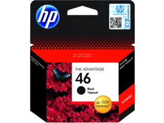 HP 46 Black Original Ink Advantage Cartridge (CZ637AE) — HP product image