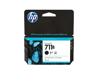 HP 711B 38-ml Black DesignJet Ink Cartridge (3WX00A) — HP product image