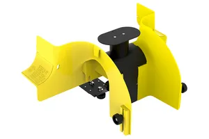 CommScope FGS-MEXP-GS-ABF-NC | FiberGuide 6-Inch Express Exit, Cover Not Included, Spool Bracket Included, 4x4, 4x6, 4x12, 4x24in, Yellow