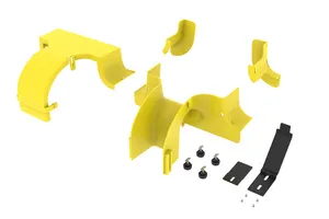 CommScope FGS-MEXP-E-A/B/F | FiberGuide 4-Inch Express Exit, 4x4in, 4x6in, 4x12in, Yellow