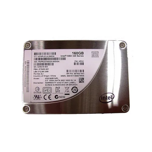 HP 667602-003 160GB SATA SSD