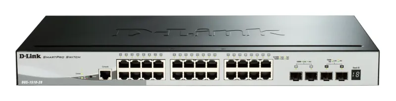 D-Link 24 port 10/100/1000Mbps with 2 SFP port + 2 x 10G.. DGS-1510-28 product image