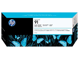 HP 91 775-ml Photo Black DesignJet Pigment Ink Cartridge (C9465A) — HP product image