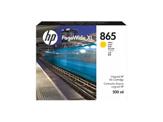 HP 865 500-ml Yellow PageWide XL Ink Cartridge (3ED84A) — HP product image