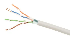 CommScope 760151787 | Category 5e F/UTP 1261F Cable, non-plenum, white jacket, 4 pair count, 1000 ft (305 m) length, reel