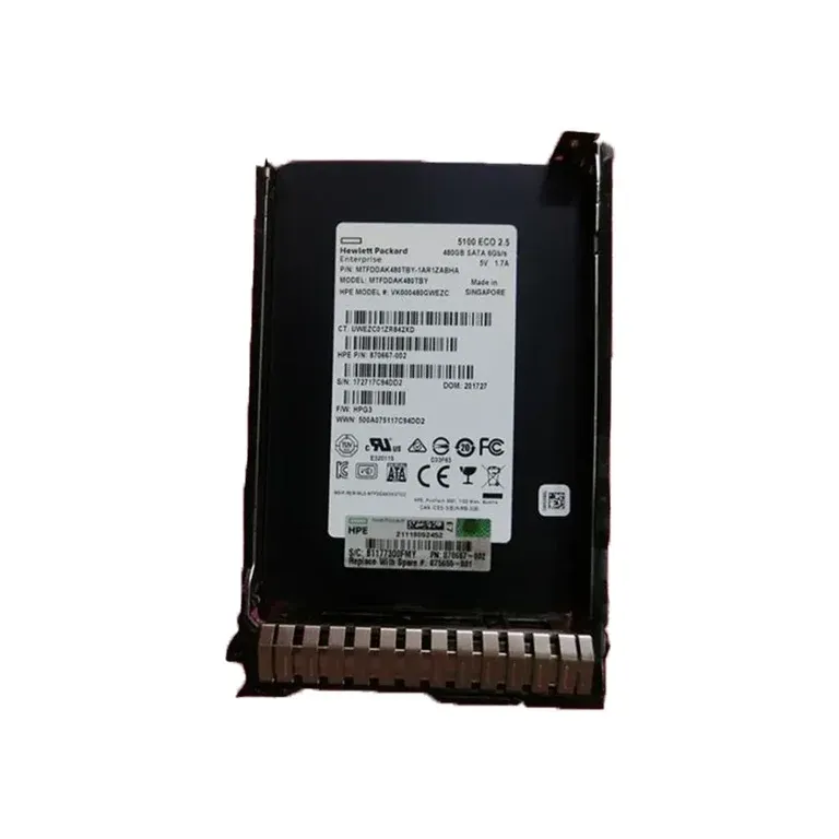 HPE VK000480GWEZC 480GB SATA SSD