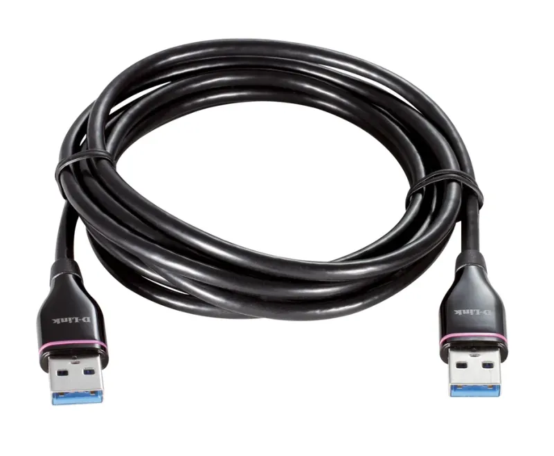D-Link USB 3.0 Cable, 2 Meter A/A USB-U3BLARAA-2 product image