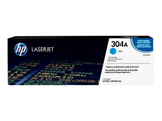 HP 304A Cyan Original LaserJet Toner Cartridge (CC531A) — HP product image