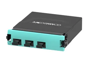 CommScope 760245327 | G2 MPOptimate Multimode OM4 Conversion Module, (1) MPO-24 pinned ports rear, (3) MPO-8 pinned front, Method A Pair Straight