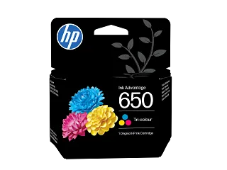 HP 650 Tri-color Original Ink Advantage Cartridge (CZ102AE) — HP product image