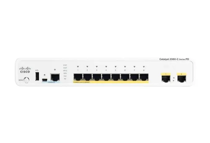 Cisco WS-C2960CPD8PTL-RF 8-Port Ethernet Switch