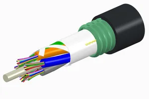 CommScope 760239012 | Fiber indoor/outdoor cable, LazrSPEED, Single Jacket/Single Armor, Low Smoke Zero Halogen (LSZH), 6 fiber, Multimode OM4, Gel-Free, Stranded Loose Tube, Black