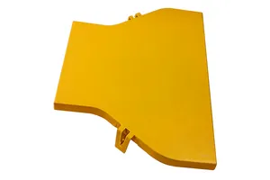 CommScope FGS-SDSA-FB | FiberGuide Snap-on Cover for Straight Reducer, 4x12in to 4x6in, Yellow