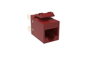 CommScope 1375191-RD | SL-Series Modular Jack, RJ45, Cat5e Unshielded, Red