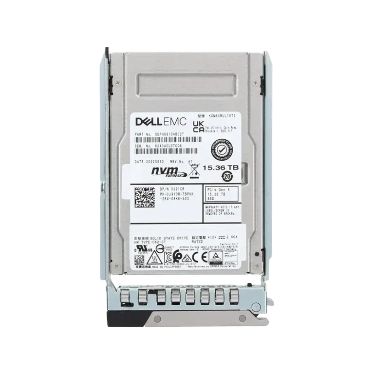 Dell J91CR 15.36TB NVMe SSD