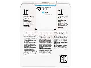 HP 881 5-liter Light Cyan Latex Ink Cartridge (CR335A) — HP product image