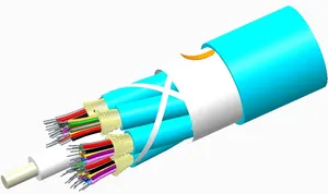 CommScope 700211121 | Fiber indoor cable, LazrSPEED Low Smoke Zero Halogen Riser Distribution, 48 fiber multi-unit with 12 fiber subunits, Gel-free, Multimode OM3, Feet jacket