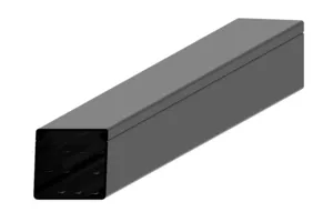 CommScope FGSB-MSHA-C | FiberGuide Horizontal Straight Section with Snap-On Cover, 2x2 in, Black