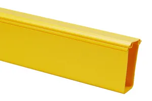 CommScope FGS-KTW2-RN | FiberGuide Vertical Duct Kit with Hinged Cover, 2x4in, Yellow