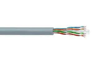 CommScope 874026704/10 | CS37P ETL Verified Category 6 U/UTP Cable, plenum, gray jacket, 4 pair count, 1000 ft (305 m) length reel
