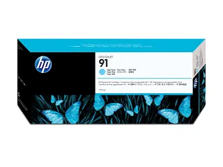 HP 91 775-ml Light Cyan DesignJet Pigment Ink Cartridge (C9470A) — HP product image