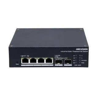 Hikvision DS-3T1506HP-EI-UPS 4 Port Gigabit Smart Managed Industrial Solar POE Switch