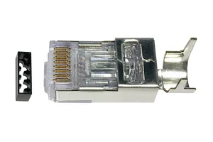 CommScope 5-1933433-3 | Modular Plug Kit, Category 6A, shielded, 8-position, 7.87 mm max cable jack OD, 100/bag