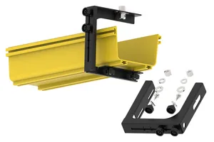 CommScope FGS-HNTS-1/2-A | FiberGuide Top Support Adjustable C-Bracket Kit, 1/2in for 2x6, 4x4, 4x6in Systems