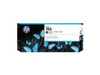 HP 766 300-ml Matte Black DesignJet Ink Cartridge (P2V92A) — HP product image