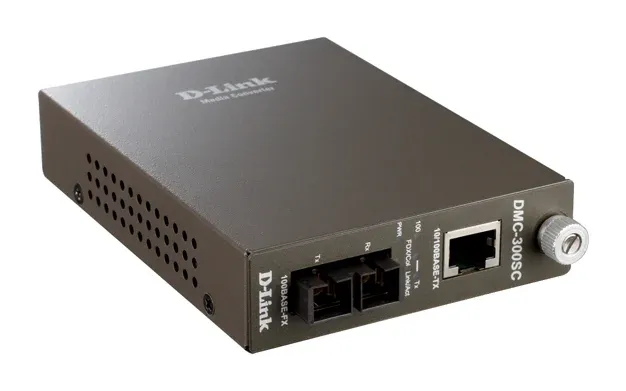 D-Link 10/100 to 100BaseFX (SC) Multimode Media Converter DMC-300SC product image