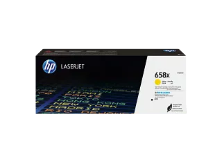 HP 658X High Yield Yellow Original LaserJet Toner Cartridge (W2002X) — HP product image
