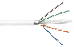 CommScope 884086354/16 | CS41ZB, ETL Verified Category 6A U/UTP Cable, low smoke zero halogen, white jacket, 4 pair count, 1640 ft (500 m) length reel (EMEA)