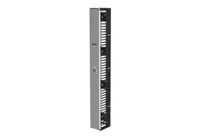 CommScope 760260364 | CableGuide 360 Vertical Cable Management Kit, 10 in X 84 in (254 mm X 2134 mm) Single Sided, With Door, Silver