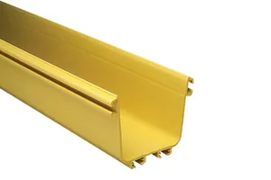 CommScope FGS-MSHS-A | FiberGuide Horizontal Straight Section, 4x4in, Yellow