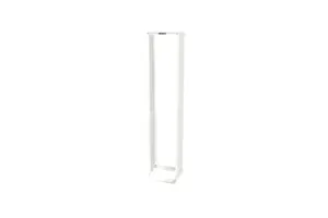 CommScope 760260739 | Equipment Rack, 2-Post, 12 in (305 mm) Channel x 8ft (2438 mm) H - 19 in (482.6 mm) Alu (52U) 12-24 Tapped Rails, White