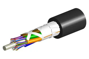 CommScope 760243335 | Fiber indoor/outdoor cable, LazrSPEED High Tensile Strength (LSZH) Mini All-Dielectric Single Jacket, 144 fiber, Gel-Filled, Stranded Loose Tube, Multimode