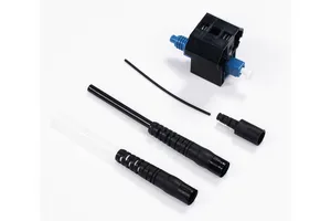 CommScope 760242344 | Qwik II Field Installable LC Connector, Singlemode-UPC, Blue, for 0.25/0.9/2.0/3.0 mm, single pack