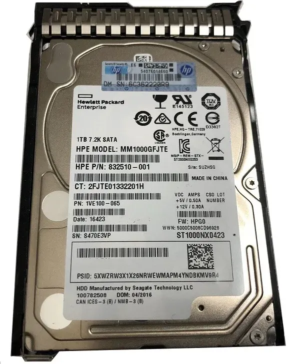 HPE MM1000GFJTE 1TB SATA Hard Drive