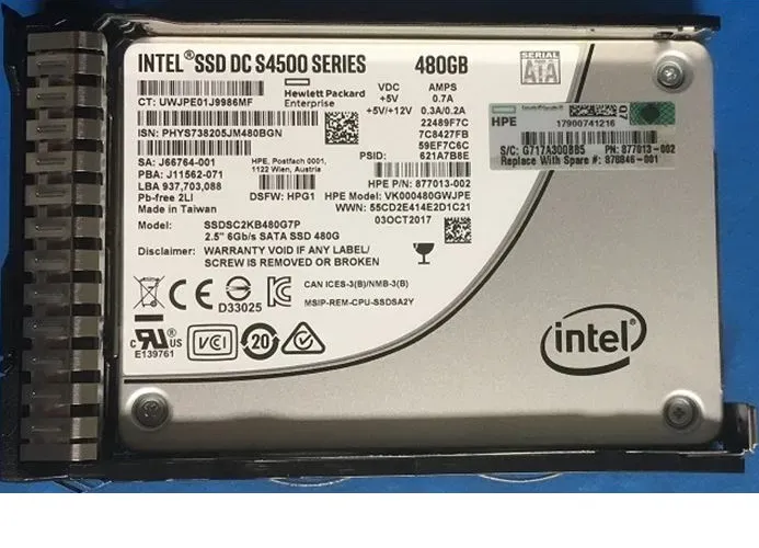 HPE 878846-001 480GB SATA SSD