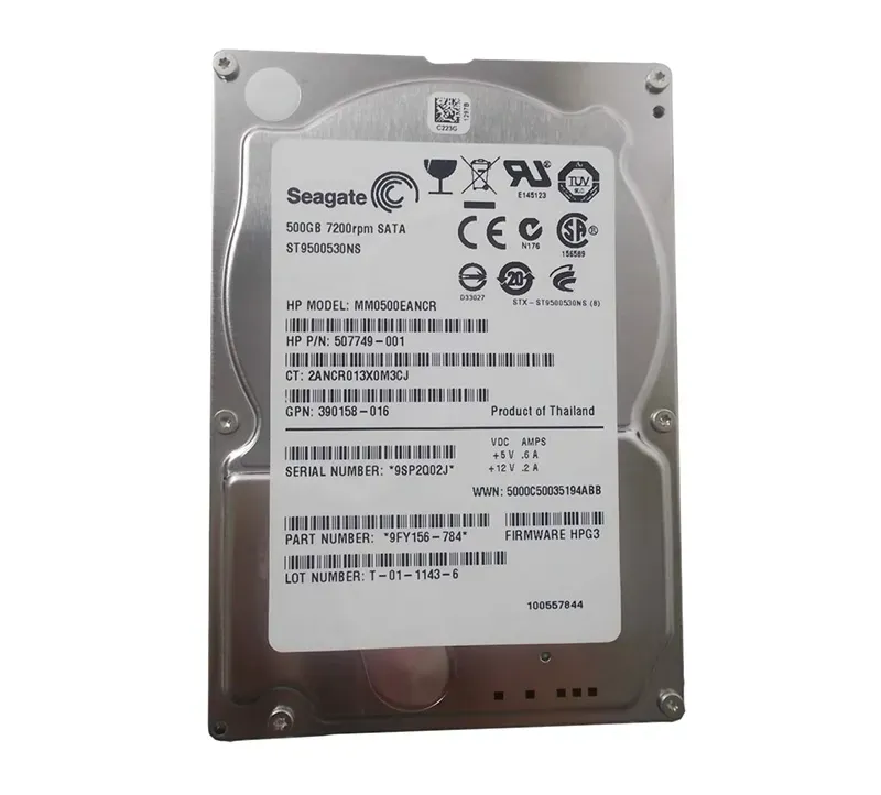 HP 507749-001 500GB SATA Hard Drive