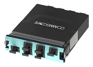 CommScope 760237220 | G2 ULL 4x6 Multimode OM4 Conversion Module, (4) MPO-12 unpinned ports rear, (6) MPO-8 pinned front